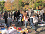 人気再燃!　外国人観光客が多く来場し、活気あるフリーマーケットに 新宿中央公園